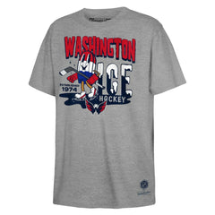 Washington Capitals Mitchell & Ness Youth Ice Hockey T-Shirt - Gray - NHL