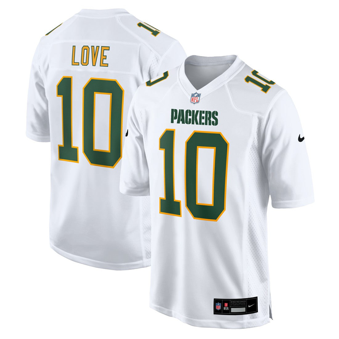 Jordan Love Green Bay Packers Fashion Game Jersey White | Nike for Sale