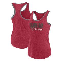Tampa Bay Buccaneers Women's Plus Size Fuel Tank Top Heather Red | Fanatics