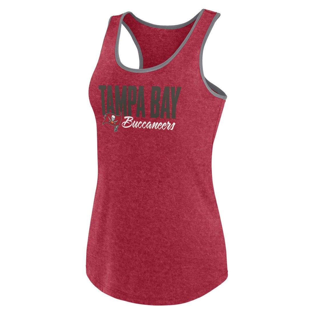 Tampa Bay Buccaneers Women's Plus Size Fuel Tank Top Heather Red | Fanatics