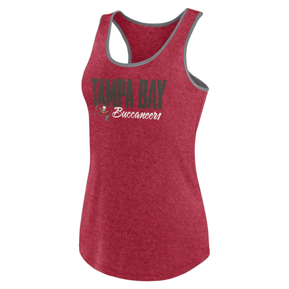 Tampa Bay Buccaneers Women's Plus Size Fuel Tank Top Heather Red | Fanatics