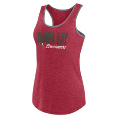 Tampa Bay Buccaneers Women's Plus Size Fuel Tank Top Heather Red | Fanatics