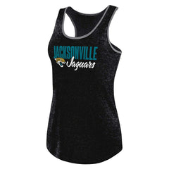 Jacksonville Jaguars Women's Plus Size Fuel Tank Top Heather Black | Fanatics