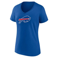 Buffalo Bills Women's Plus Size Mother's Day #1 Mom V-Neck T-Shirt Royal | Fanatics