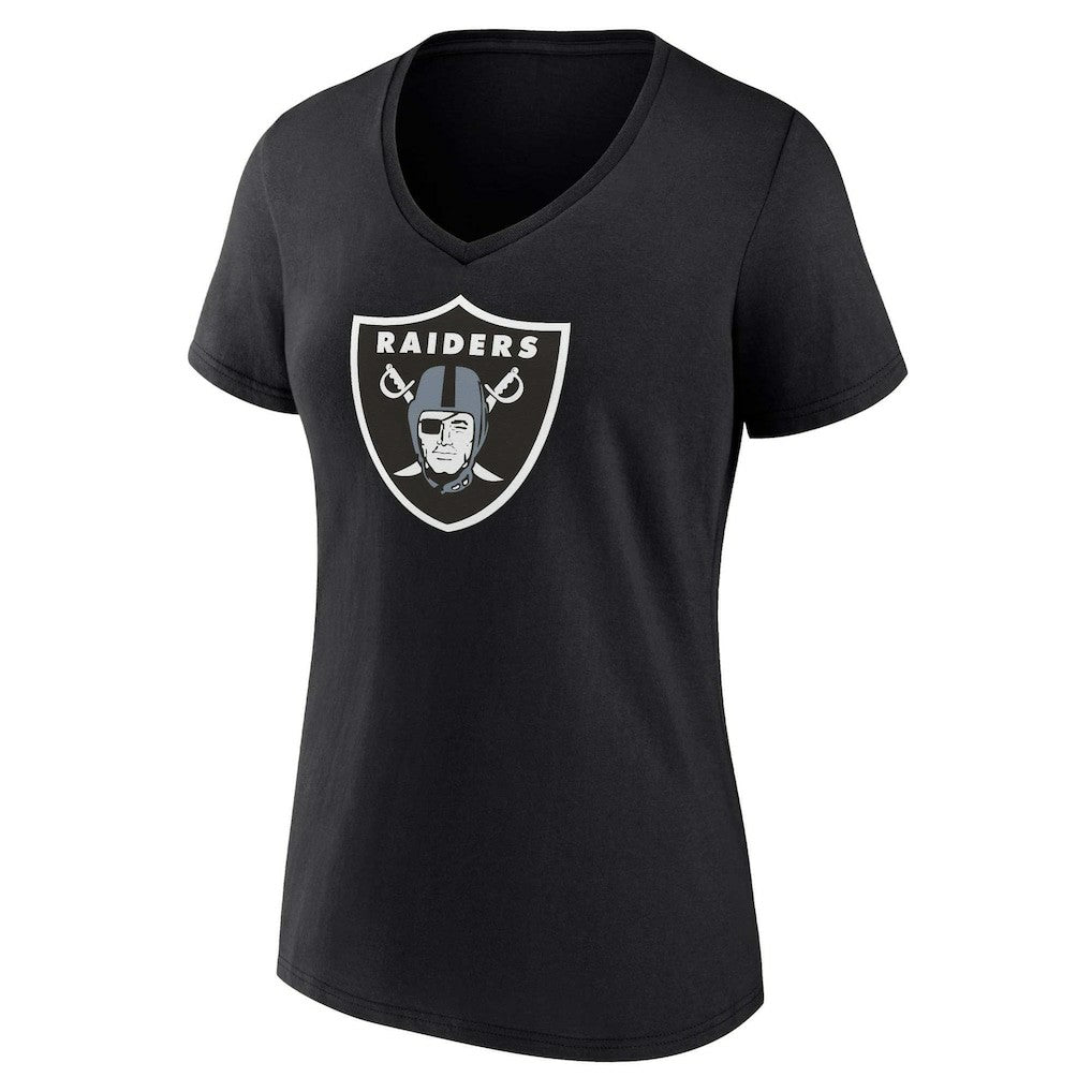 Las Vegas Raiders Women's Plus Size Mother's Day #1 Mom V-Neck T-Shirt Black | Fanatics