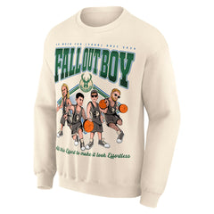 Fall Out Boy x Milwaukee Bucks Unisex So Much For (2our) Dust Pullover Sweatshirt Cream - NBA