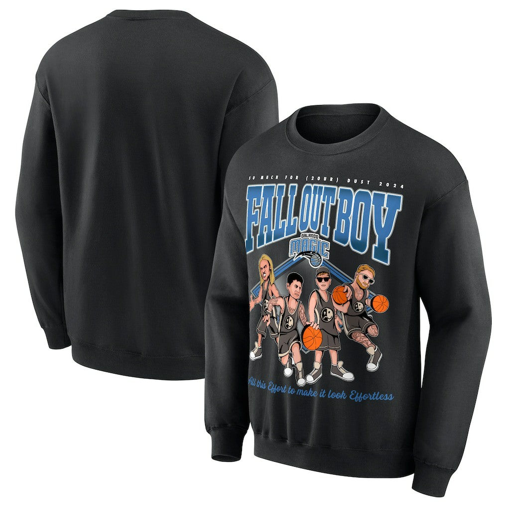 Fall Out Boy x Orlando Magic Unisex So Much For (2our) Dust Pullover Sweatshirt Black - NBA