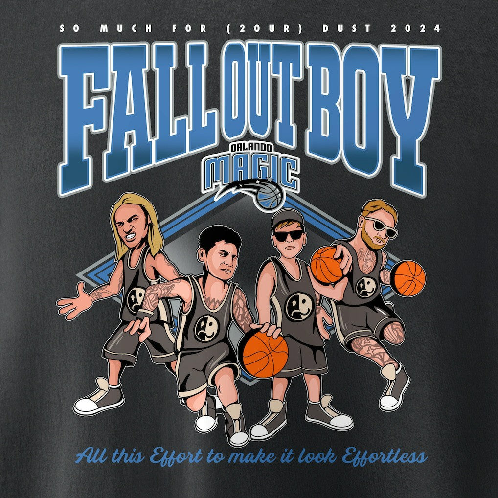 Fall Out Boy x Orlando Magic Unisex So Much For (2our) Dust Pullover Sweatshirt Black - NBA