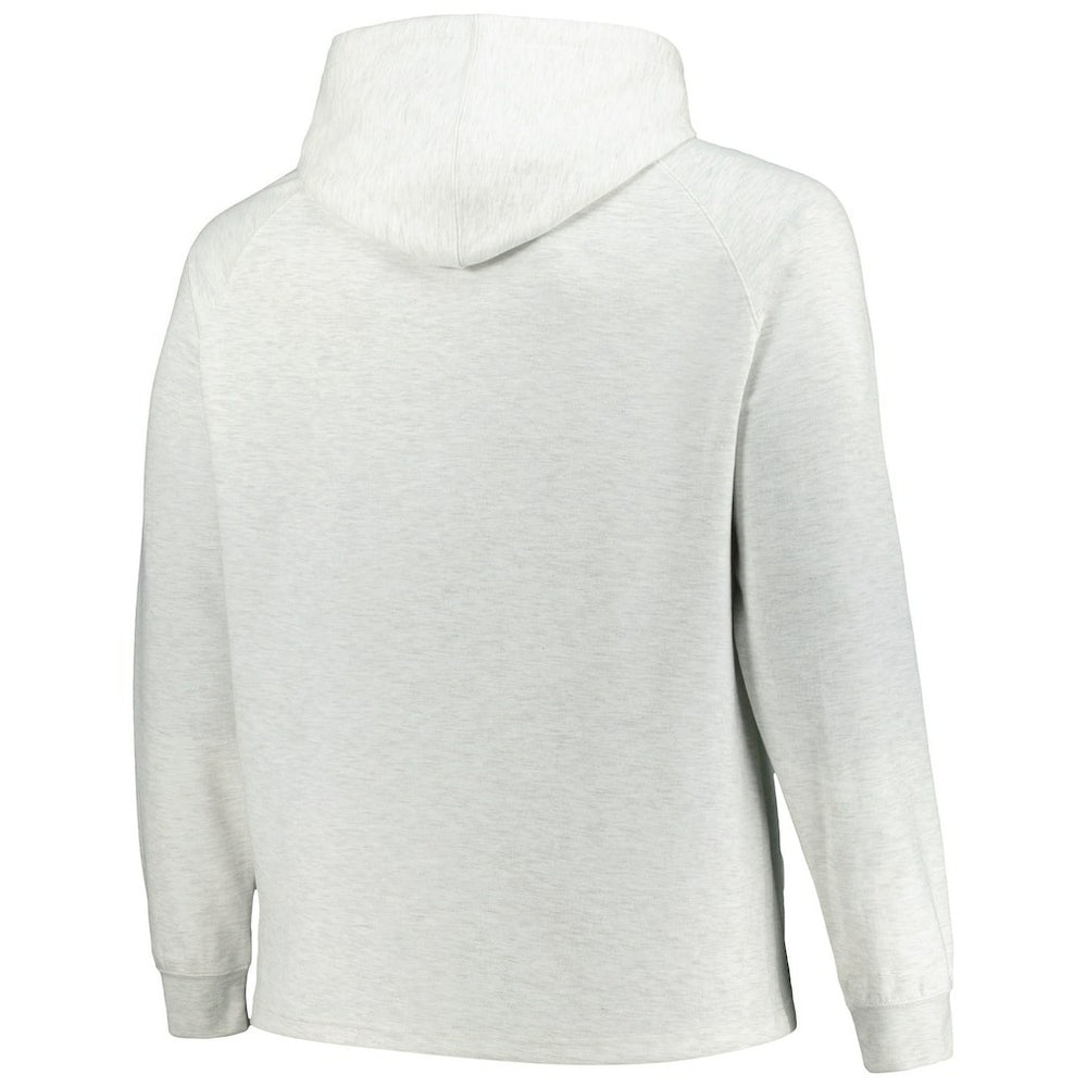 Chicago Bulls Big & Tall Raglan Tri-Blend Pullover Hoodie Ash - NBA