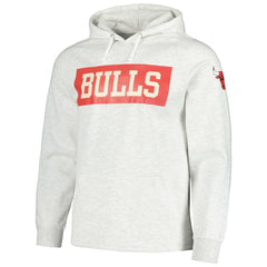 Chicago Bulls Softhand Raglan Tri-Blend Pullover Hoodie Ash - NBA