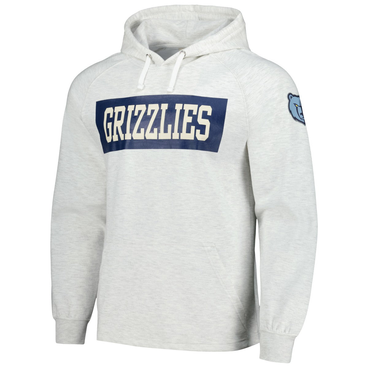 Memphis Grizzlies Softhand Raglan Tri-Blend Pullover Hoodie Ash - NBA
