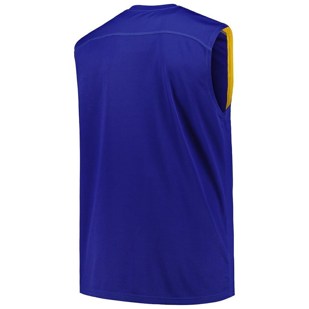 Golden State Warriors Big & Tall Birdseye Muscle Tank Top Royal - NBA