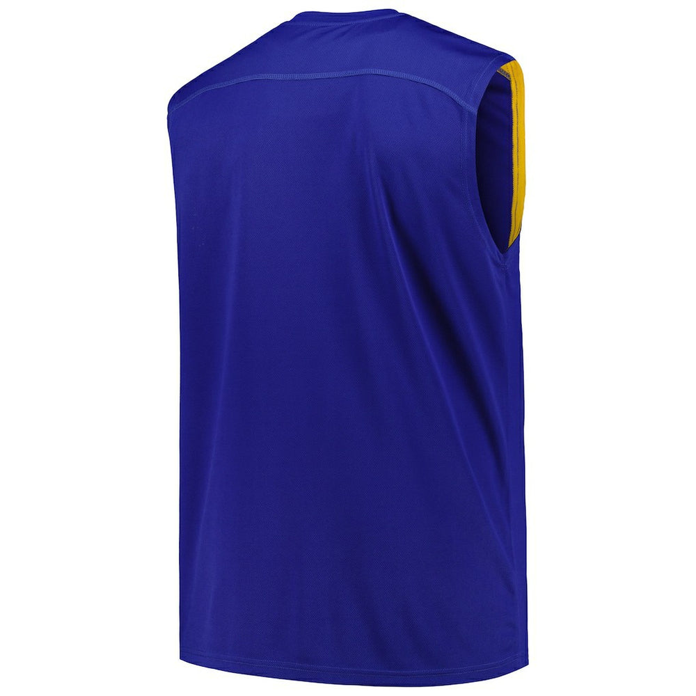 Golden State Warriors Big & Tall Birdseye Muscle Tank Top Royal - NBA