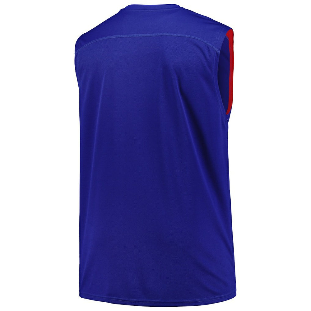 Philadelphia 76ers Big & Tall Birdseye Muscle Tank Top Royal - NBA