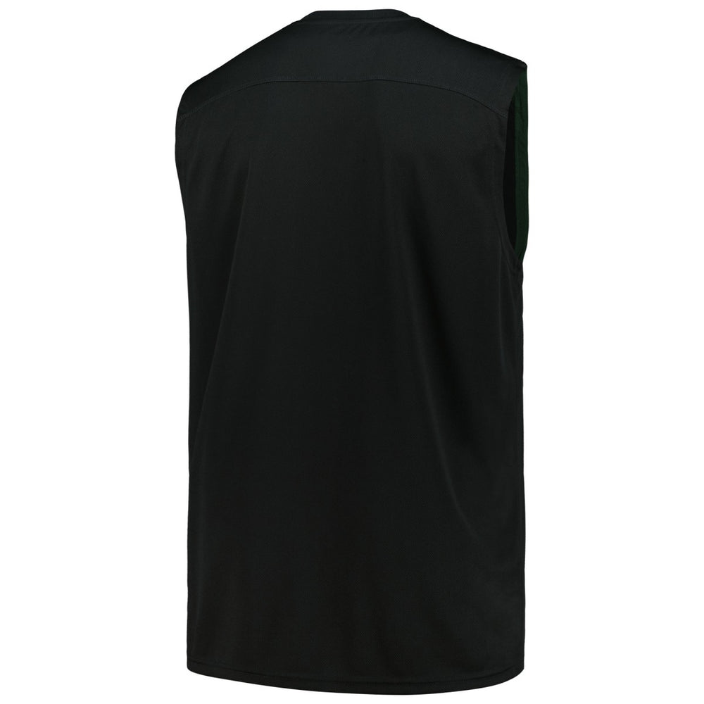 Milwaukee Bucks Big & Tall Birdseye Muscle Tank Top Black - NBA