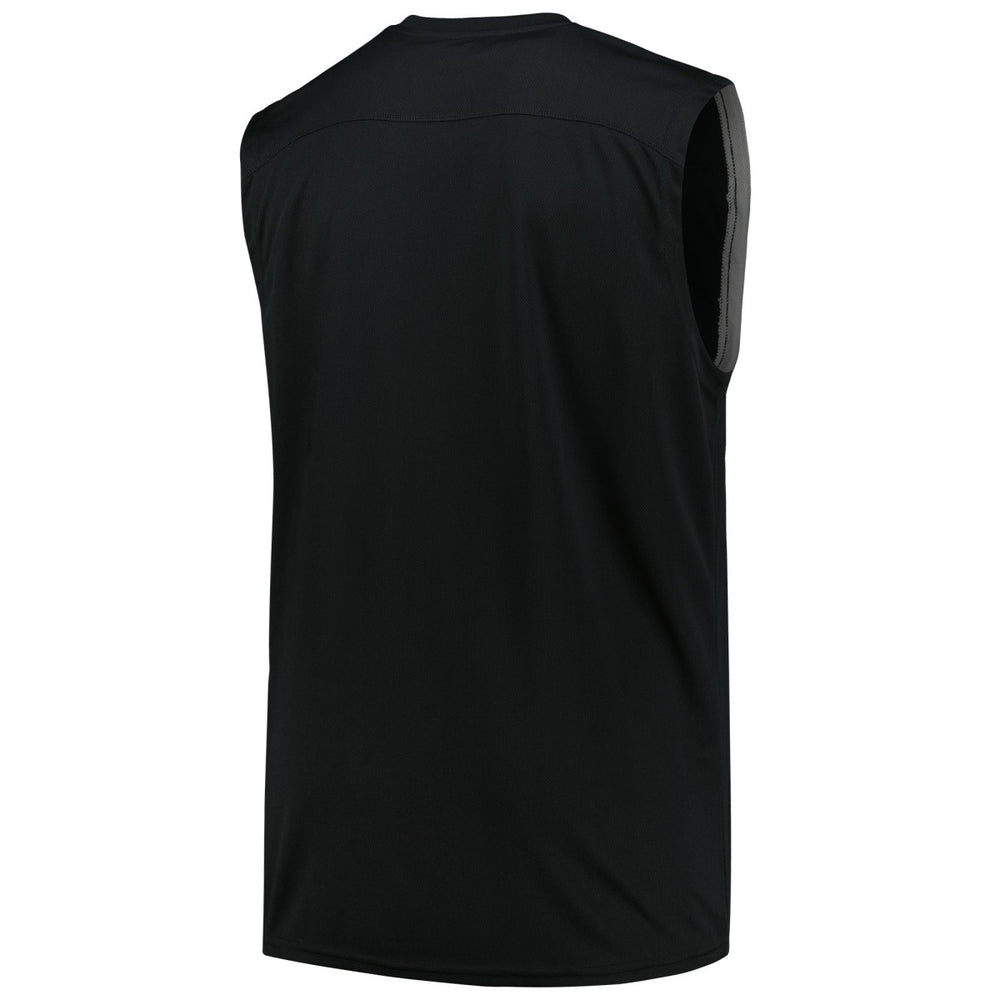 San Antonio Spurs Big & Tall Birdseye Muscle Tank Top Black - NBA