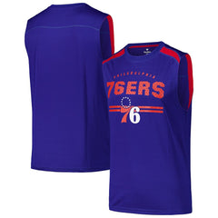 Philadelphia 76ers Birdseye Muscle Tank Top Royal - NBA