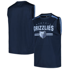 Memphis Grizzlies Birdseye Muscle Tank Top Navy - NBA