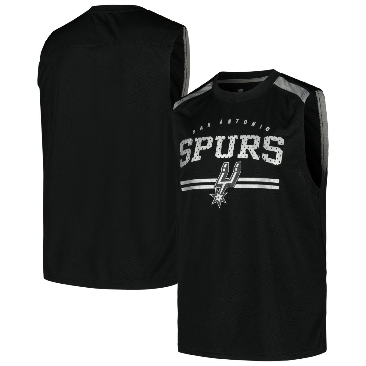 San Antonio Spurs Birdseye Muscle Tank Top Black - NBA