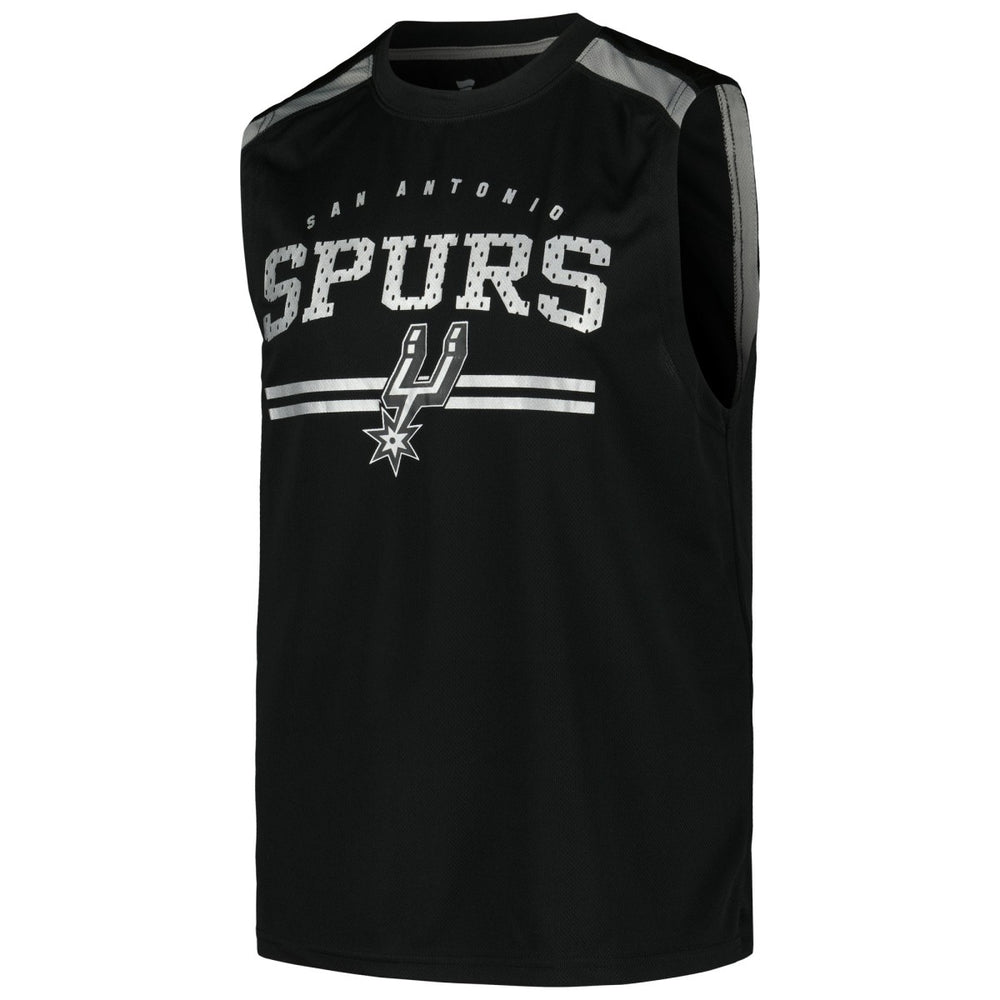 San Antonio Spurs Birdseye Muscle Tank Top Black - NBA