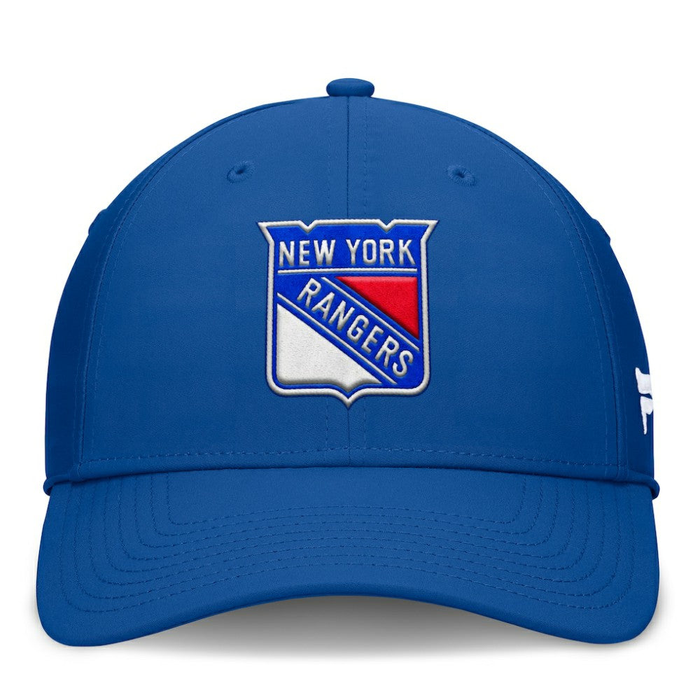 New York Rangers Fanatics Core Primary Logo Flex Hat - Royal - NHL