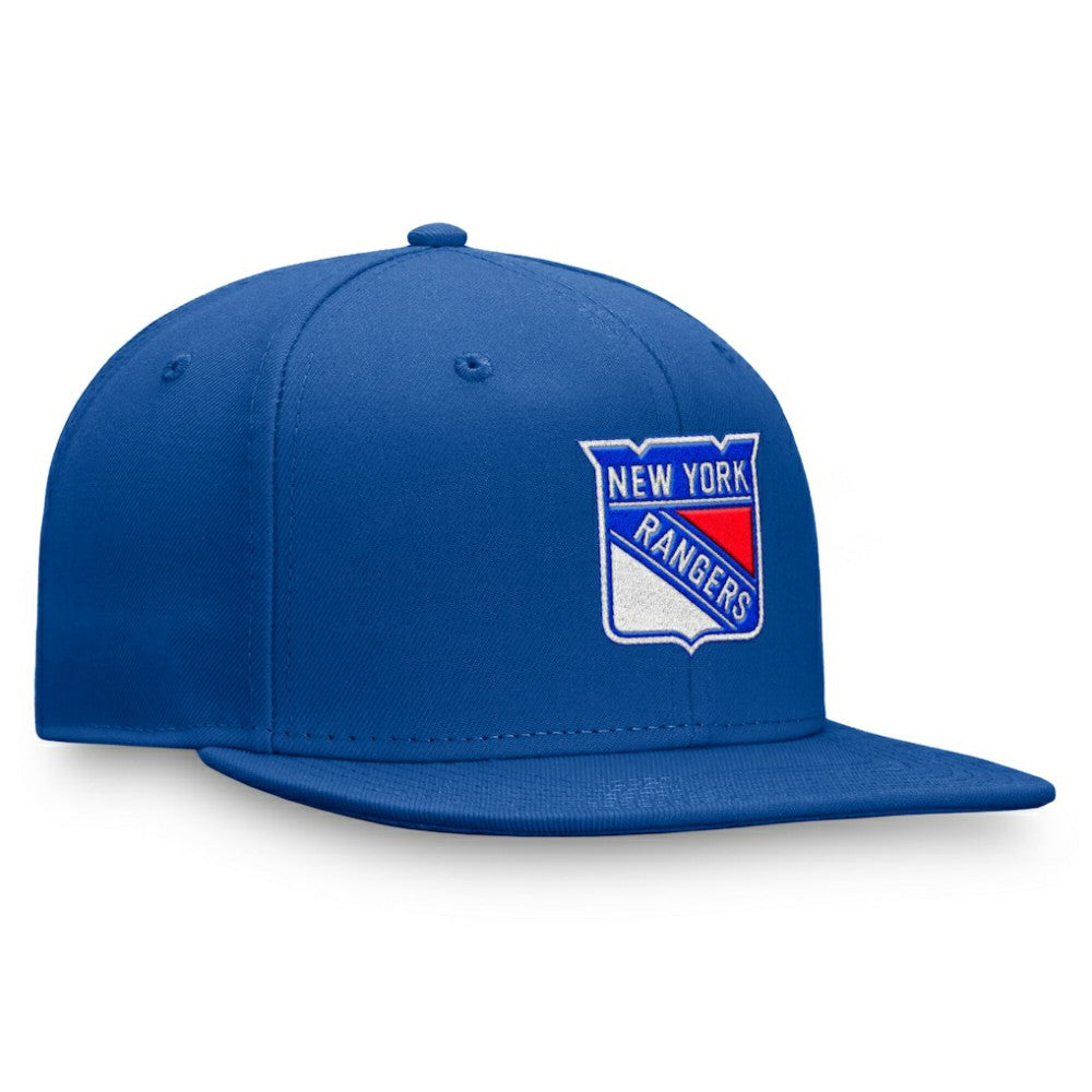 New York Rangers Fanatics Core Primary Logo Fitted Hat - Royal - NHL