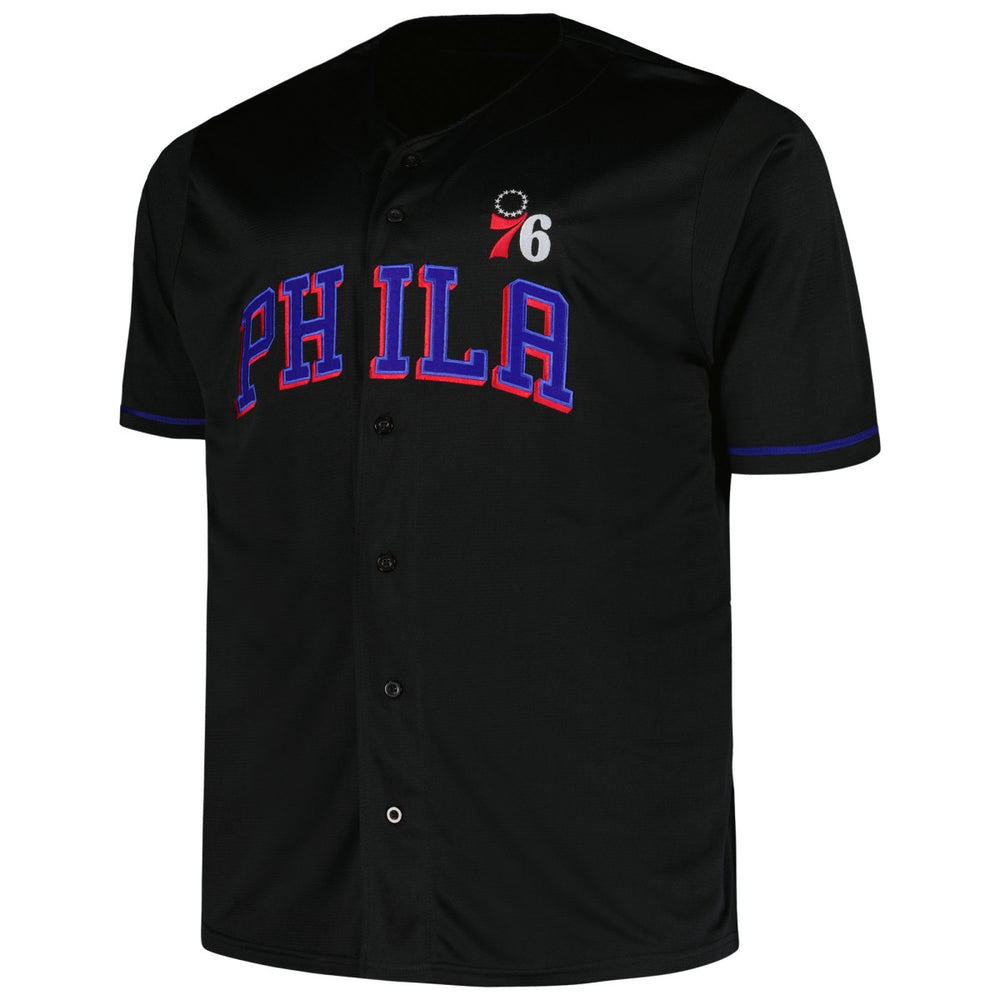 Philadelphia 76ers Profile Big & Tall Pop Jersey Black - NBA