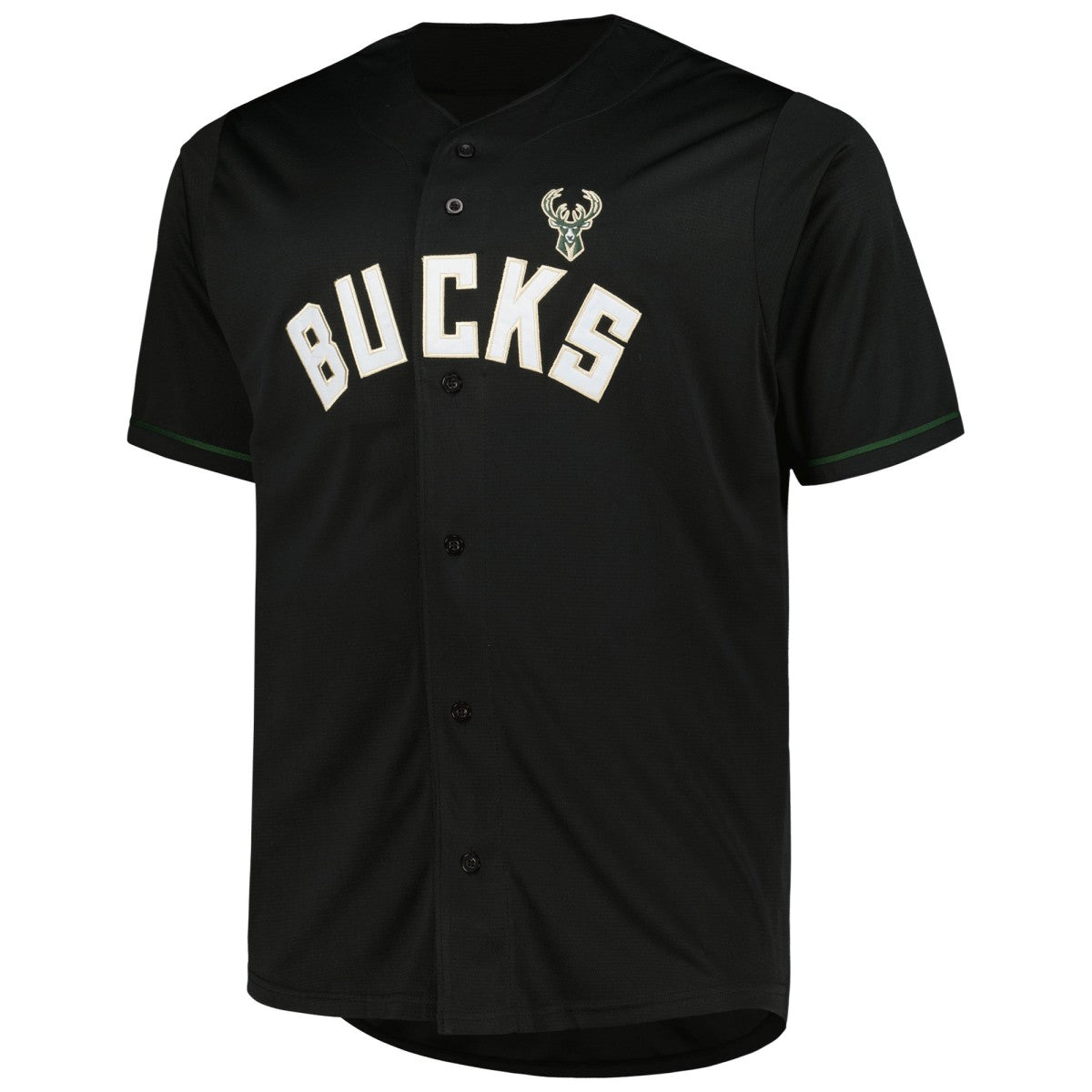 Milwaukee Bucks Profile Big & Tall Pop Jersey Black - NBA