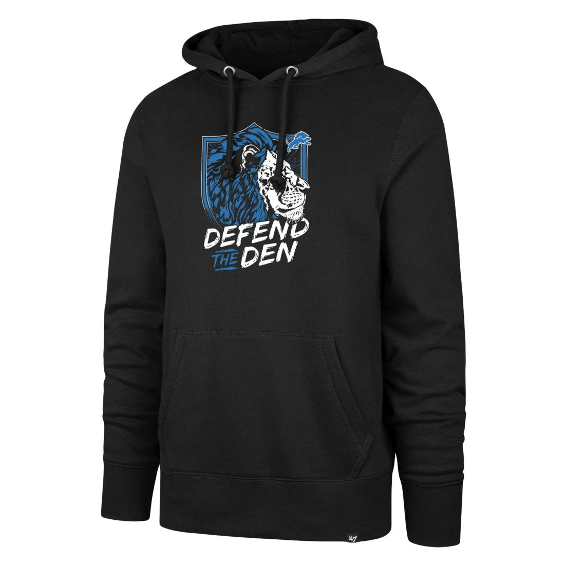 Detroit Lions '47 Men's Regional Headline Hoodie Black | 47 brand