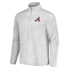 Atlanta Braves Tommy Bahama Delray Frond IslandZone Half-Zip Jacket - MLB