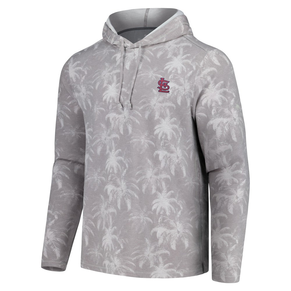 St. Louis Cardinals Tommy Bahama Palm Frenzy Hoodie Long Sleeve T-Shirt - MLB