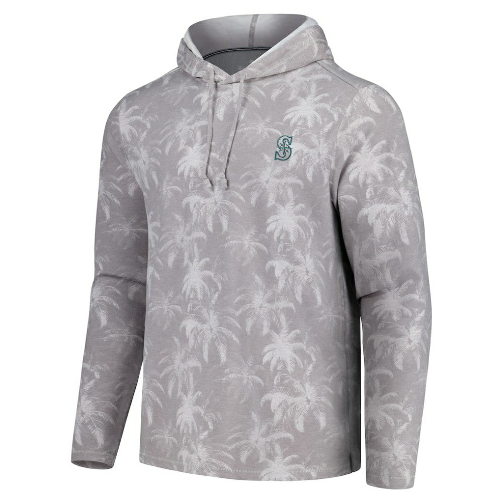 Seattle Mariners Tommy Bahama Palm Frenzy Hoodie Long Sleeve T-Shirt - MLB