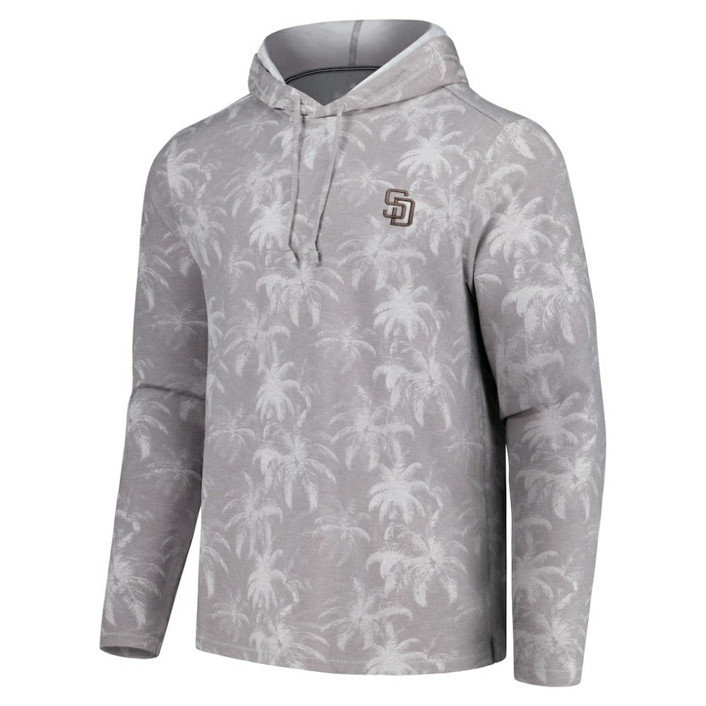 San Diego Padres Tommy Bahama Palm Frenzy Hoodie Long Sleeve T-Shirt - MLB