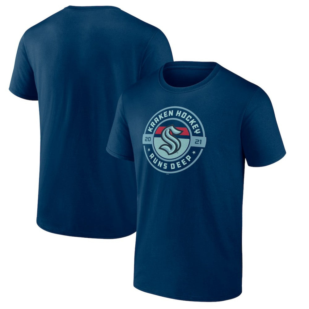 Seattle Kraken Fanatics Local T-Shirt - Deep Sea Blue - NHL