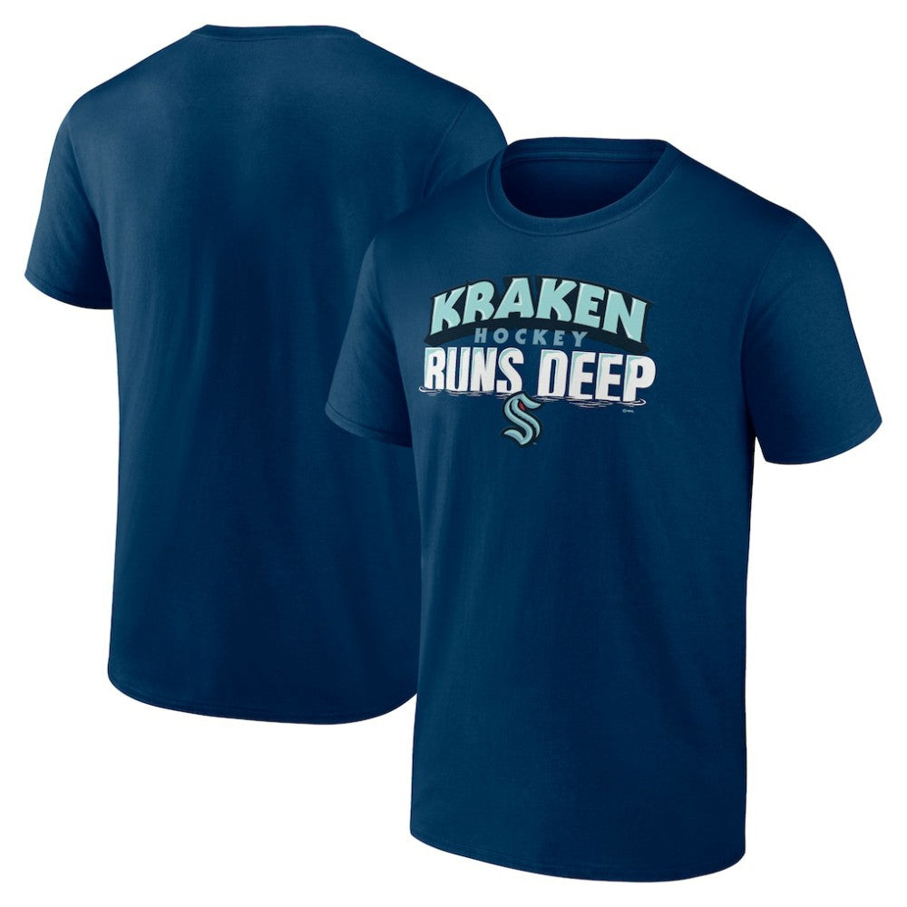 Seattle Kraken Fanatics Local T-Shirt - Deep Sea Blue - NHL