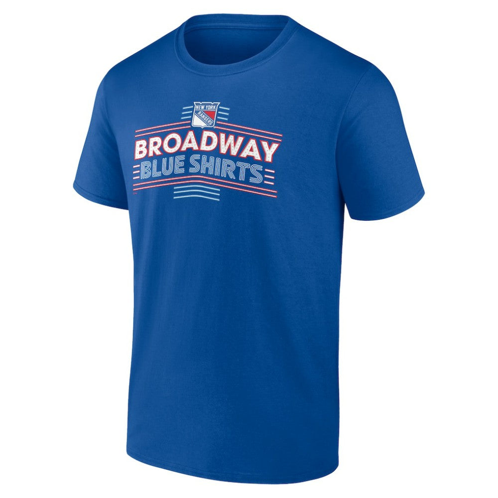 New York Rangers Fanatics Local Domain T-Shirt - Blue - NHL