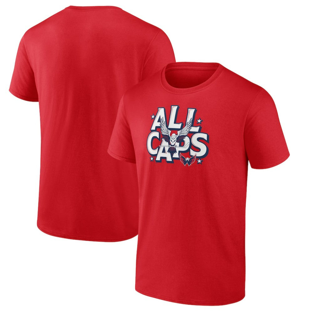 Washington Capitals Fanatics Local Domain T-Shirt - Red - NHL