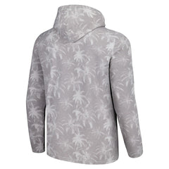 Minnesota Vikings Palm Frenzy Hoodie Long Sleeve T-Shirt Gray | Tommy Bahama