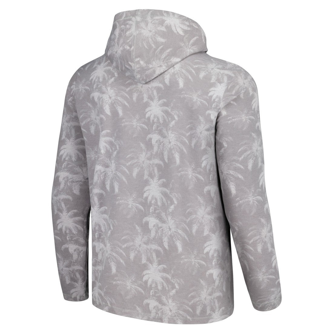 New York Jets Palm Frenzy Hoodie Long Sleeve T-Shirt Gray | Tommy Bahama