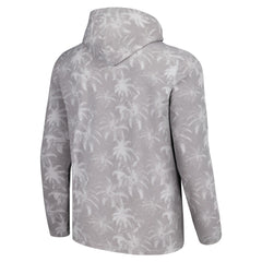 New York Jets Palm Frenzy Hoodie Long Sleeve T-Shirt Gray | Tommy Bahama
