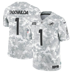 Tua Tagovailoa Miami Dolphins 2024 Salute to Service Limited Jersey Arctic Camo | Nike for Sale
