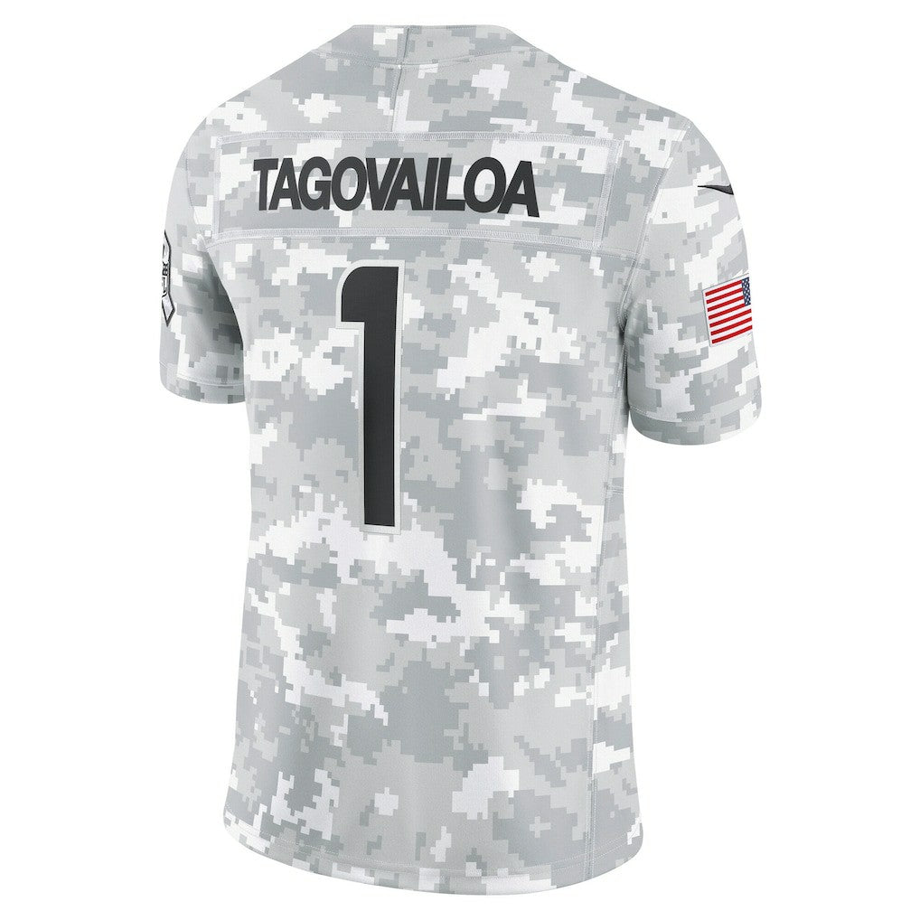 Tua Tagovailoa Miami Dolphins 2024 Salute to Service Limited Jersey Arctic Camo | Nike for Sale