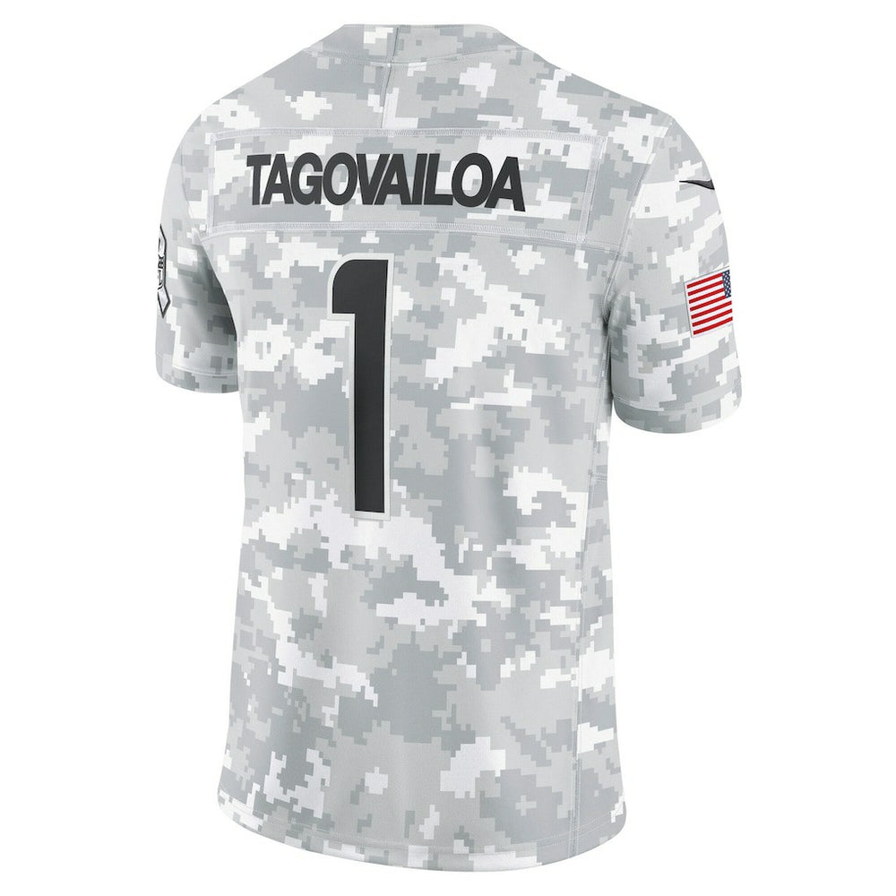 Tua Tagovailoa Miami Dolphins 2024 Salute to Service Limited Jersey Arctic Camo | Nike for Sale