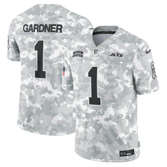 Sauce Gardner New York Jets 2024 Salute to Service Limited Jersey Arctic Camo | Nike for Sale