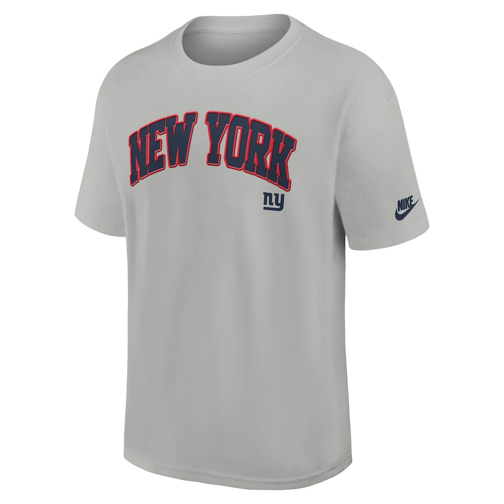 New York Giants Rewind Statement Max90 T-Shirt Gray | Nike for Sale