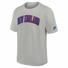New England Patriots Rewind Statement Max90 T-Shirt Gray | Nike for Sale