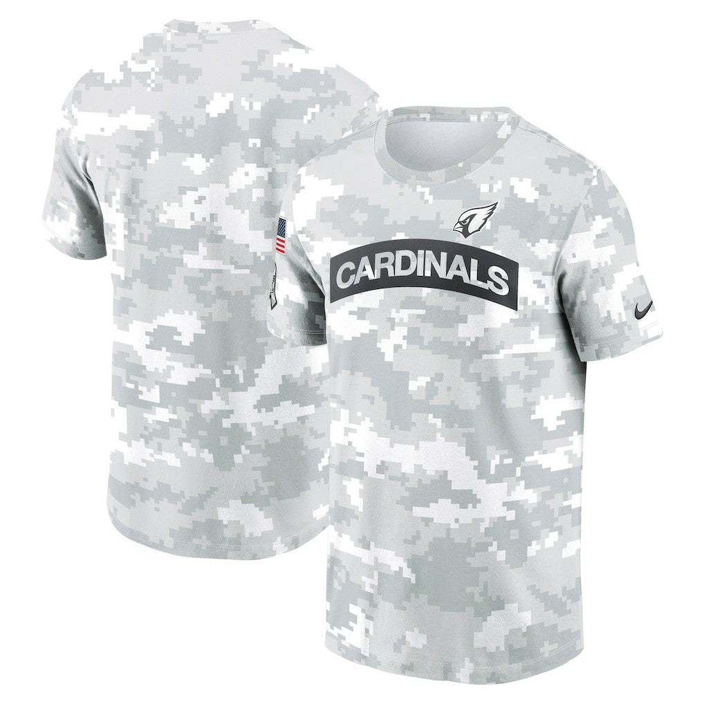 Arizona Cardinals 2024 Salute To Service Performance T-Shirt Arctic Camo | Nike for Sale