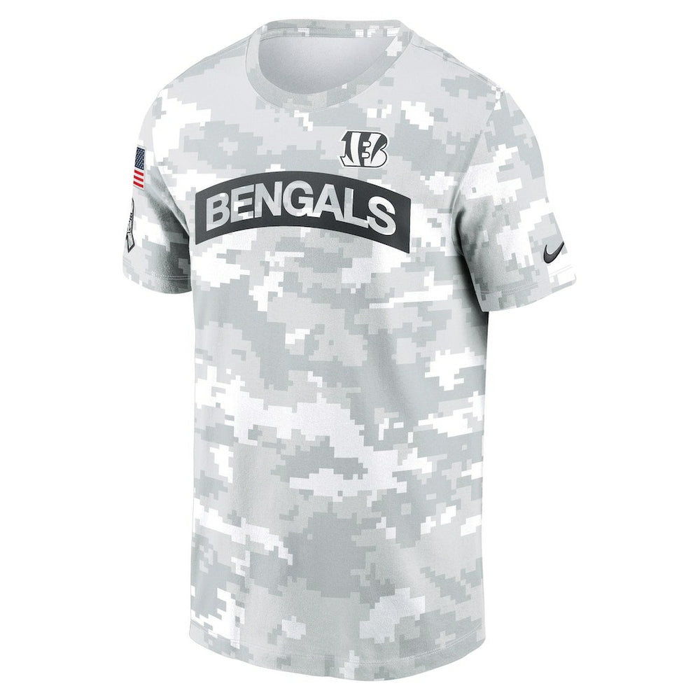 Cincinnati Bengals 2024 Salute To Service Big & Tall Performance T-Shirt White | Nike for Sale