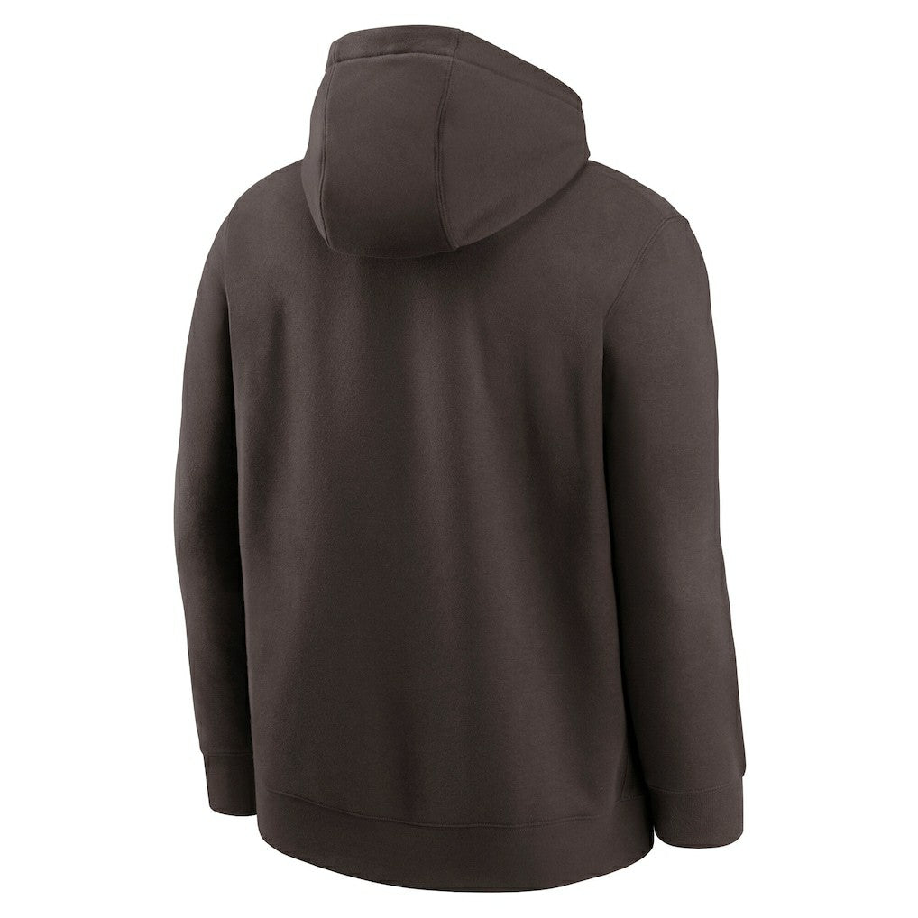 Cleveland Browns Rewind Club Logo Pullover Hoodie Brown | Nike for Sale