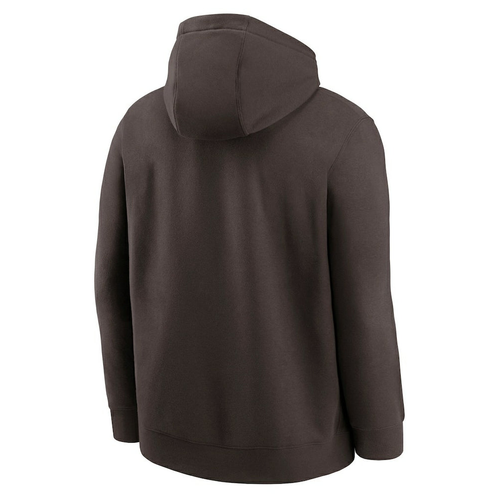 Cleveland Browns Rewind Club Logo Pullover Hoodie Brown | Nike for Sale